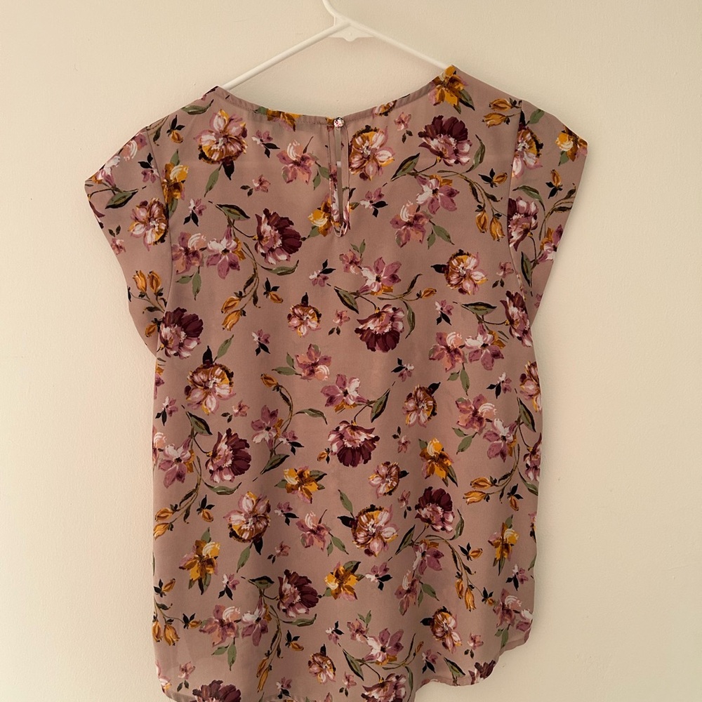 Alice Blue Floral Blouse - Rose and Burgundy - Picture 5 of 7